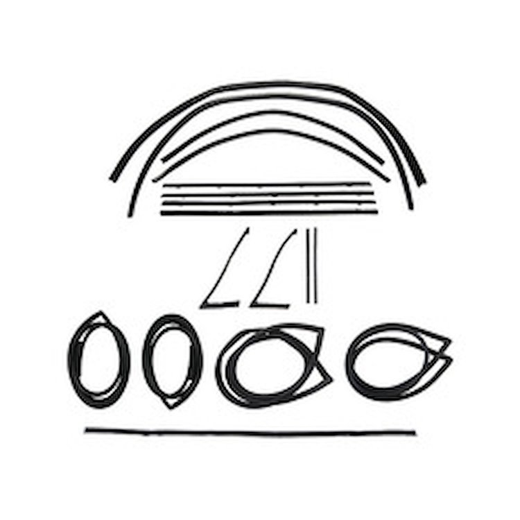 90-3375-90 Body Weatherstrip Kit