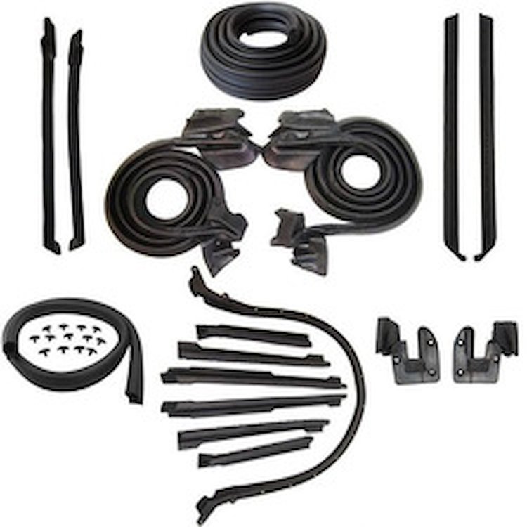 90-3455-90 Body Weatherstrip Kit, 1968 Pontiac Tempest, 1968 Pontiac GTO, 1968 Pontiac LeMans