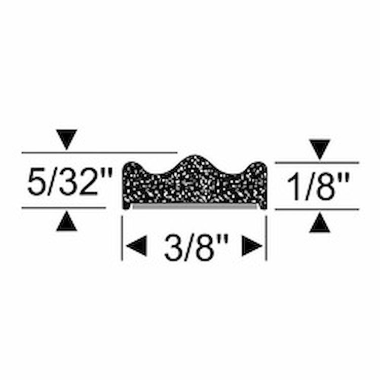 WEATHERSTRIP, 5/32" PEEL