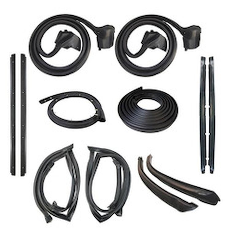 90-3599-90 T-Top Body Weatherstrip Kit with Rubber Drip Edge, Pontiac Firebird, Chevy Camaro