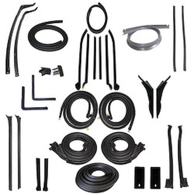 90-3605-90 Body Weatherstrip Kit, 1961 Lincoln Continental, 1962 Lincoln Continental, 1963 Lincoln Continental