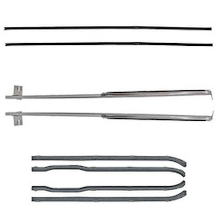 90-3737-90 Side Window Weatherstrip Deluxe Set, Ford F-1, Ford F-2, Ford F-4, Ford F-3