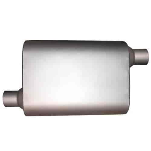 Full Boar Muffler 2.25" Inlet, 2.25" Outlet