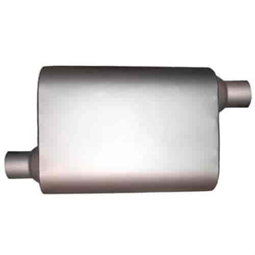 Full Boar Muffler 2.5" Inlet, 2.5" Outlet