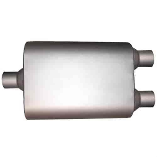 Full Boar Muffler 2.5" Inlet, 2.25" Outlet