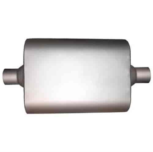 Full Boar Muffler 2.5" Inlet, 2.5" Outlet