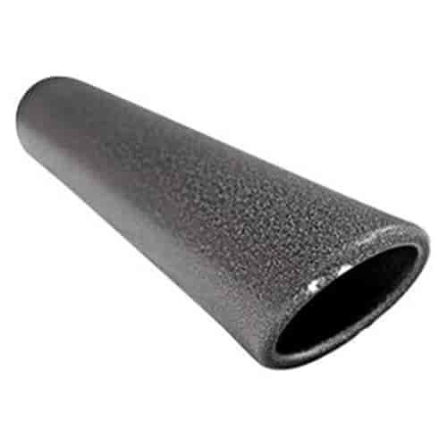 Powder Coated Silver Exhaust Tip Rolled Angled 3.5"