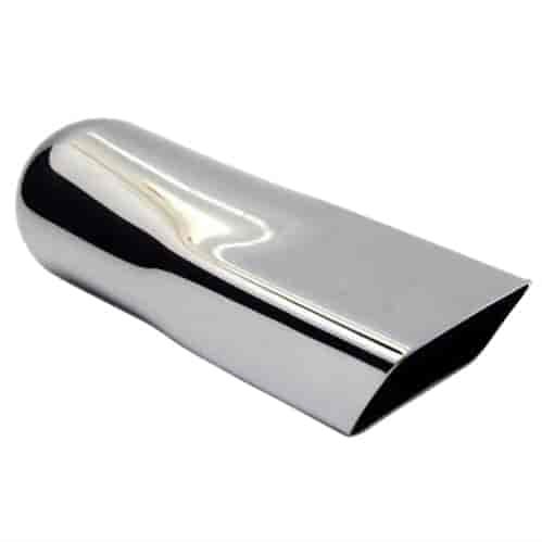 Chrome Exhaust Tip Box Cut 2" x 3"