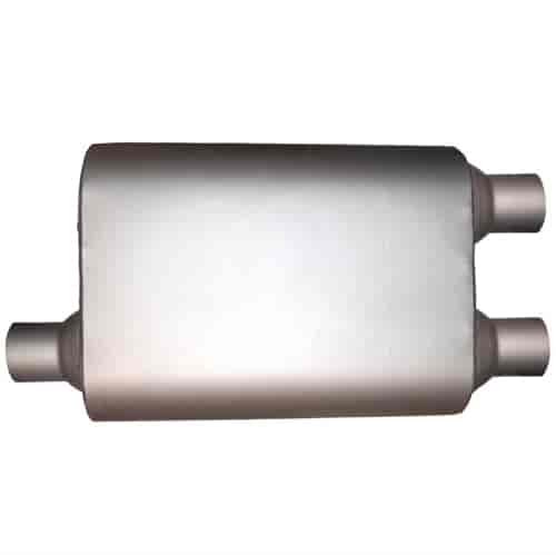 Max Flow Muffler Offset In, Dual Out
