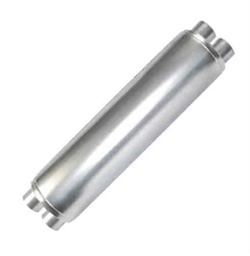 Super Duty Muffler 2.25" Inlet, 2.25" Outlet