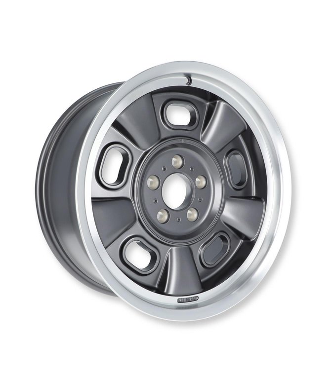 Indy Roadster Wheel, Size: 19x8.5", Bolt Pattern: 5x5", Backspace: 5.25" [Anthracite - Semi Gloss Clearcoat]