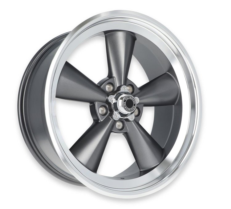 5 Spoke Front Wheel, Size: 20x8.5", Bolt Pattern: 5x5", Backspace: 5.25" [Anthracite - Semi Gloss Clearcoat]