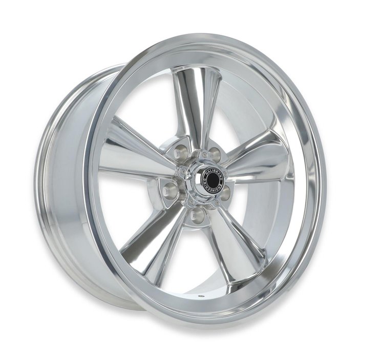 5 Spoke Front Wheel, Size: 19x8.5", Bolt Pattern: 5x5", Backspace: 5.25" [Polished]