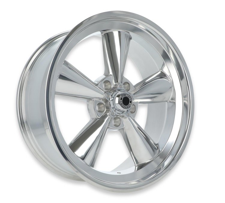 5 Spoke Front Wheel, Size: 20x8.5", Bolt Pattern: 5x5", Backspace: 5.25" [Polished]