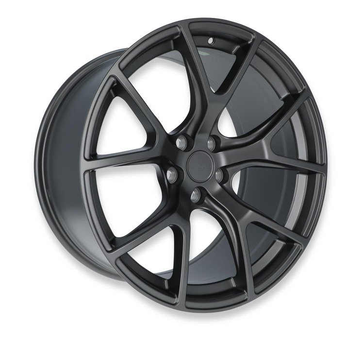Split-Spoke Rear Wheel, Size: 20x10.5", Bolt Pattern: 5x115", Backspace: 6.73" [Semi Gloss Carbon Gray]