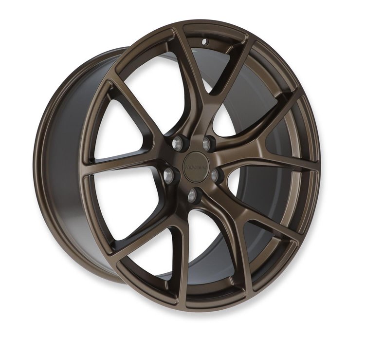 Split-Spoke Wheel, Size: 20x9.5", Bolt Pattern: 5x115", Backspace: 5.84" [Semi Gloss Bronze]