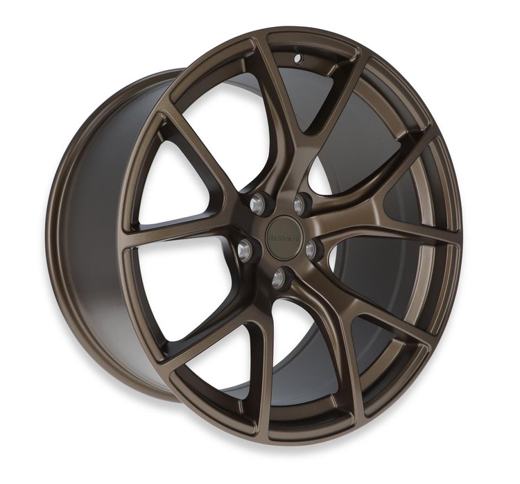 Split-Spoke Rear Wheel, Size: 20x10.5", Bolt Pattern: 5x115", Backspace: 6.73" [Semi Gloss Bronze]