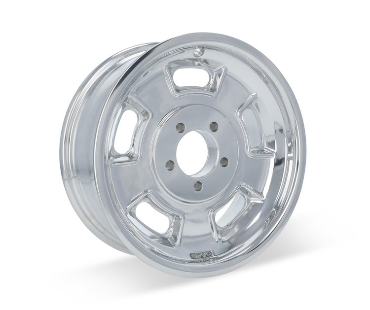 Sprint Front Wheel, Size: 15x6", Bolt Pattern: 5x4.5", Backspace: 3.13" [Polished]