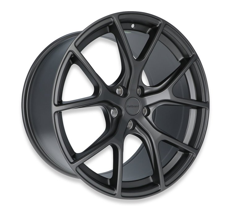 Split-Spoke Rear Wheel, Size: 20x11", Bolt Pattern: 5x4.5", Backspace: 7.97" [Semi Gloss Carbon Gray]