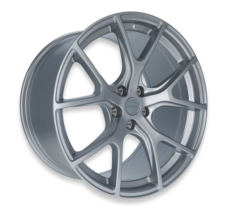 Split-Spoke Rear Wheel, Size: 20x11", Bolt Pattern: 5x4.5", Backspace: 7.97" [Gloss Silver]