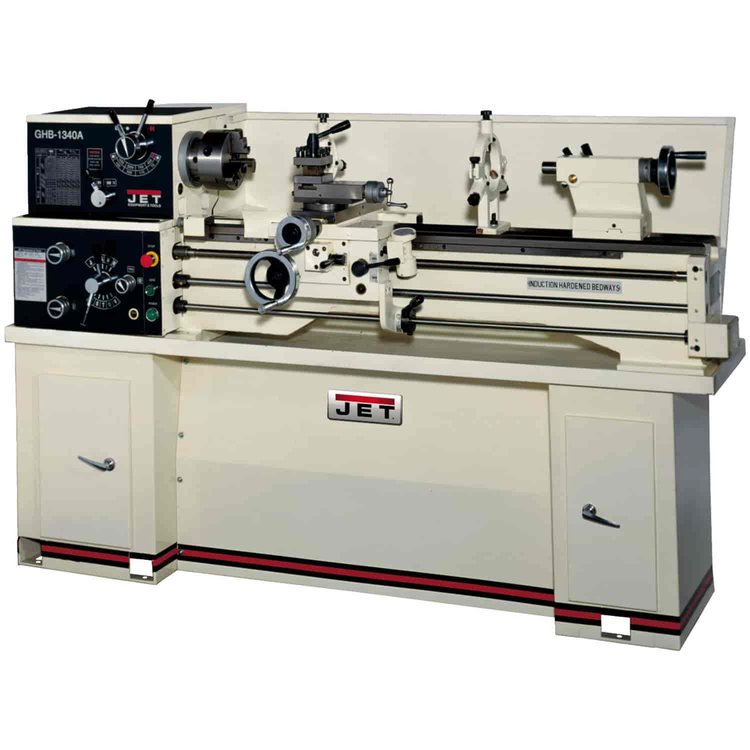 GHB-1340A LATHE W/ ACURITE DRO & COLLET CLOSER