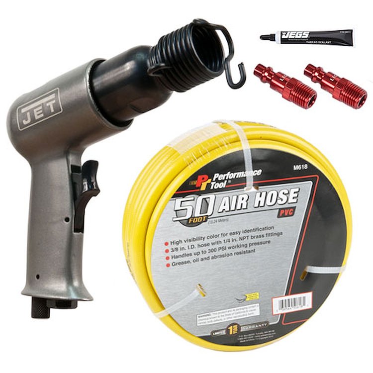 R6 1-5/8" Stroke Short Air Hammer Kit Includes: R6 1-5/8" Stroke Short Air Hammer