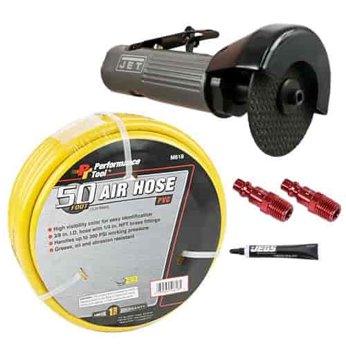 R6 Air Cut-Off Tool Kit Includes: R6 Air Cut-Off Tool