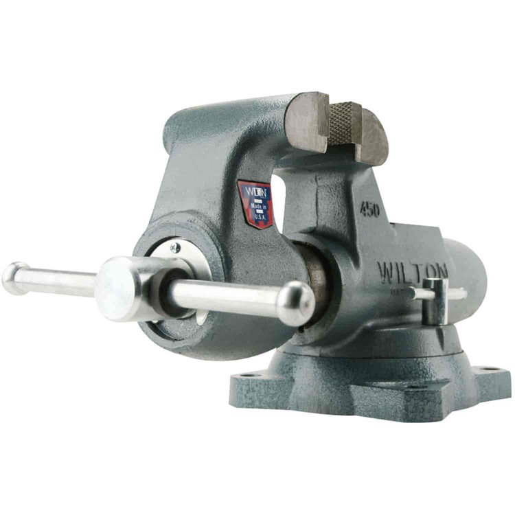 Machinist 4" Jaw Round Channel Vise 400S