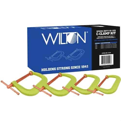 Spark-Duty 400CS Hi-Vis C-Clamp Kit Includes 4 C-Clamps