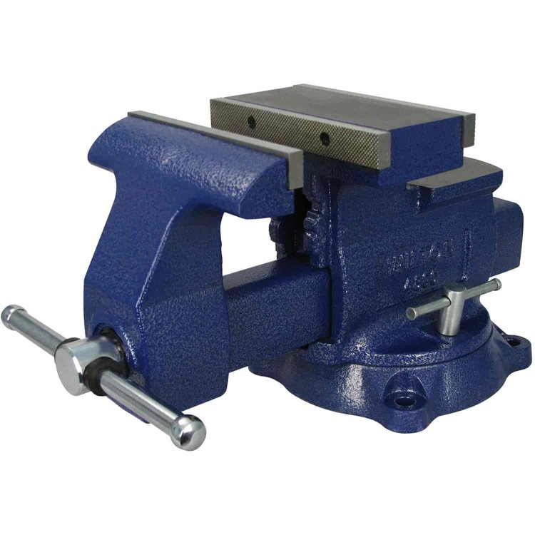 Reversible Mechanics Vise 8" Jaw with Swivel Base