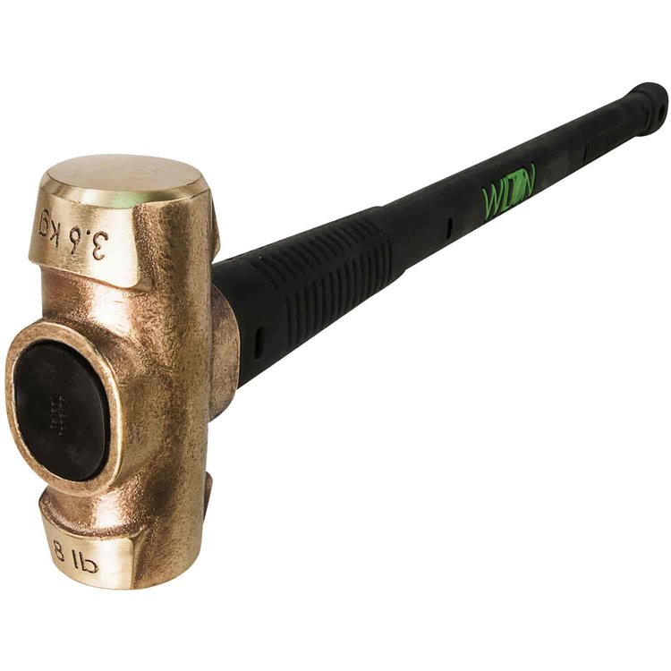 B.A.S.H Brass Sledge Hammer Head Weight: 8 Lbs.