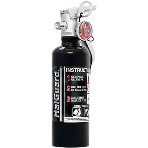 HalGuard Clean Agent Fire Extinguisher Black