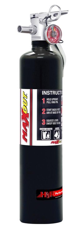 MX250B Dry Chemical Fire Extinguisher 2.5 lb. Bottle [Black]