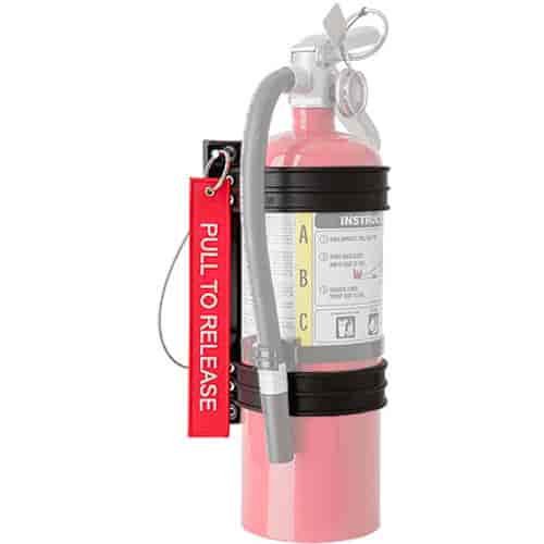 Quick Release Flat Surface Mount Bracket Fire Extinguisher Diameter: 4.25"
