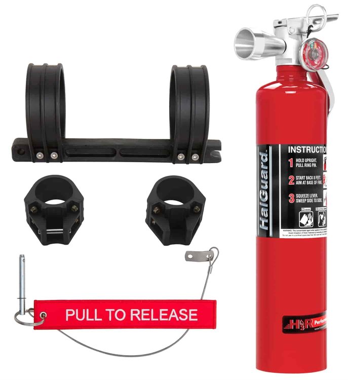 Quick Release Roll Bar Mount Bracket Kit 1-3/4" Roll Bar Diameter Includes: