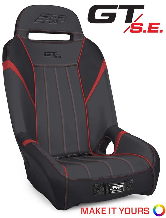 A5709-PORXP GT/S.E. 1 in. Extra Wide Suspension Seat, '22 RZR Pro R/Turbo R; '20-22 RZR PRO XP/XP4 [Custom]