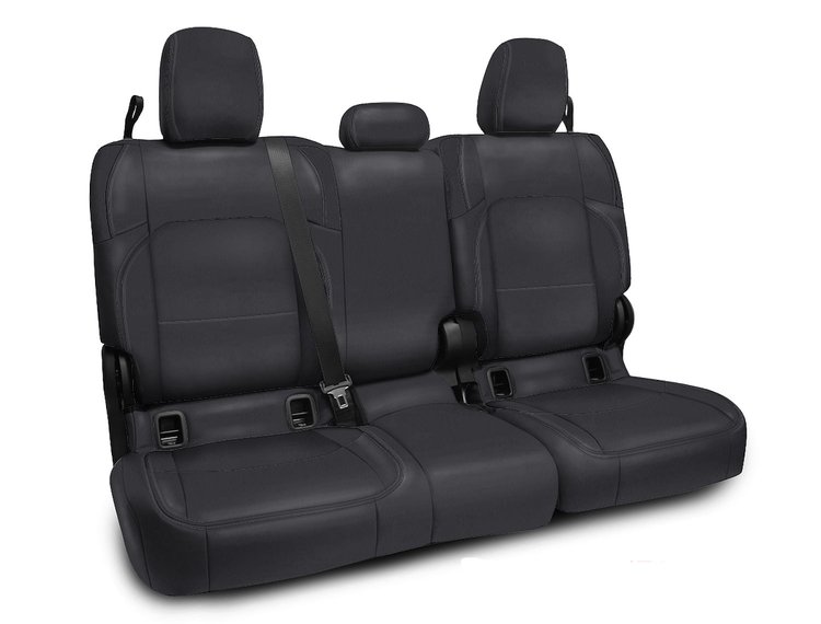B055-02 Rear Seat Cover, 20-22 Gladiator Exc. Mojave; w/o Fold Down Arm Rest [Black]