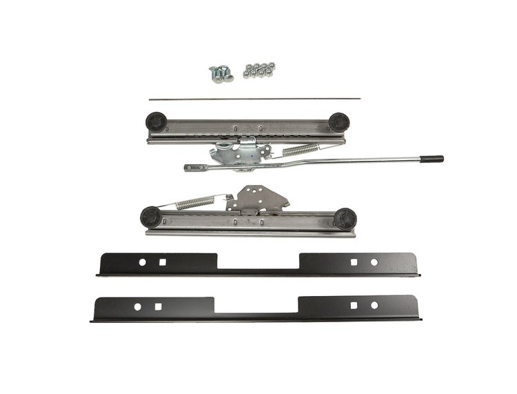 C13-3SHT Seat Slider Kit, 3 in. Short, Includes Angle Mounts