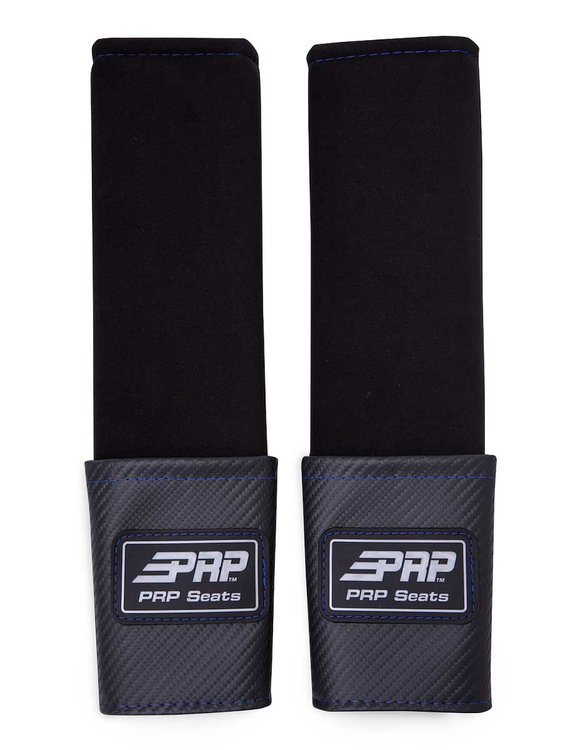 H61-BLUE Seat Belt Pads w/ Pocket [Blue]