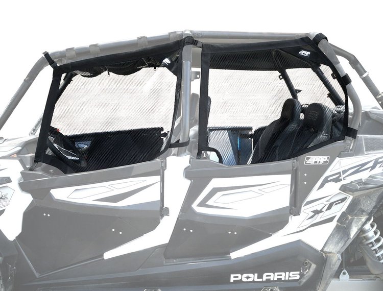 W19 Window Net Set, 18 RZR S4 900; 14-22 RZR XP4 1000; 16-21 RZR XP4 Turbo; 4-Seater [Mesh]