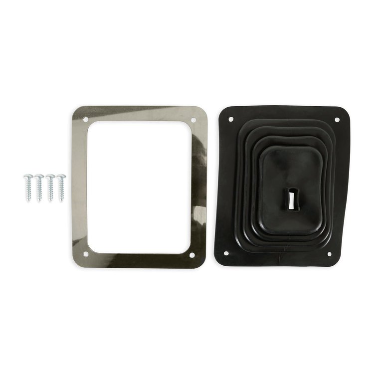 Shifter Boot and Trim Plate for Indy-Style Shifters [Chrome]