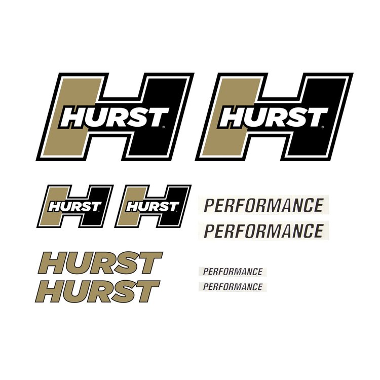 Decal Pack Gold/Black/White