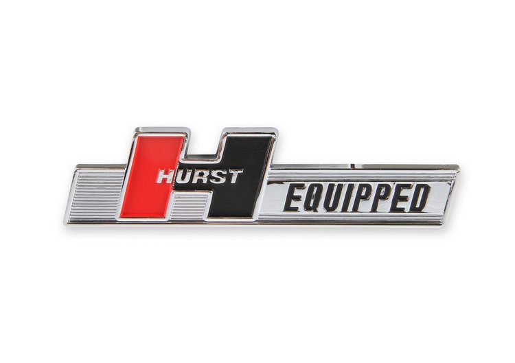 Equipped Shifter Emblem Reproduction for Muscle Cars [Chrome-Plated ABS]