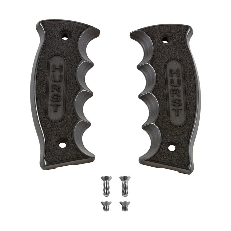 Pistol Grip Handle Side Plates Blackwood w/ Stippled Finish