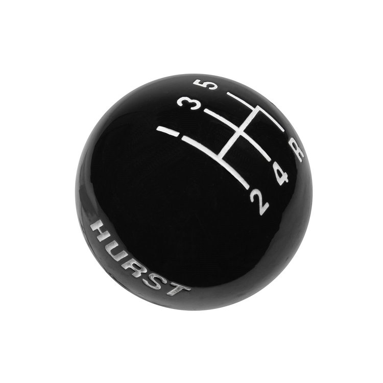 Shift Knob with 5-Speed Pattern for 3/8-16 Threaded Sticks [Black]