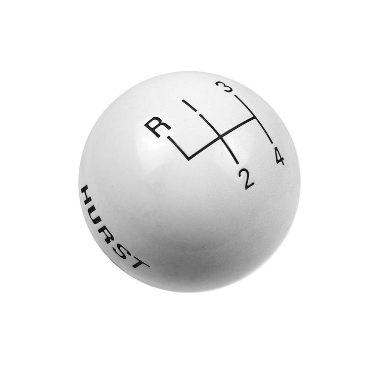 White Replacement Shifter Knob 4-Speed
