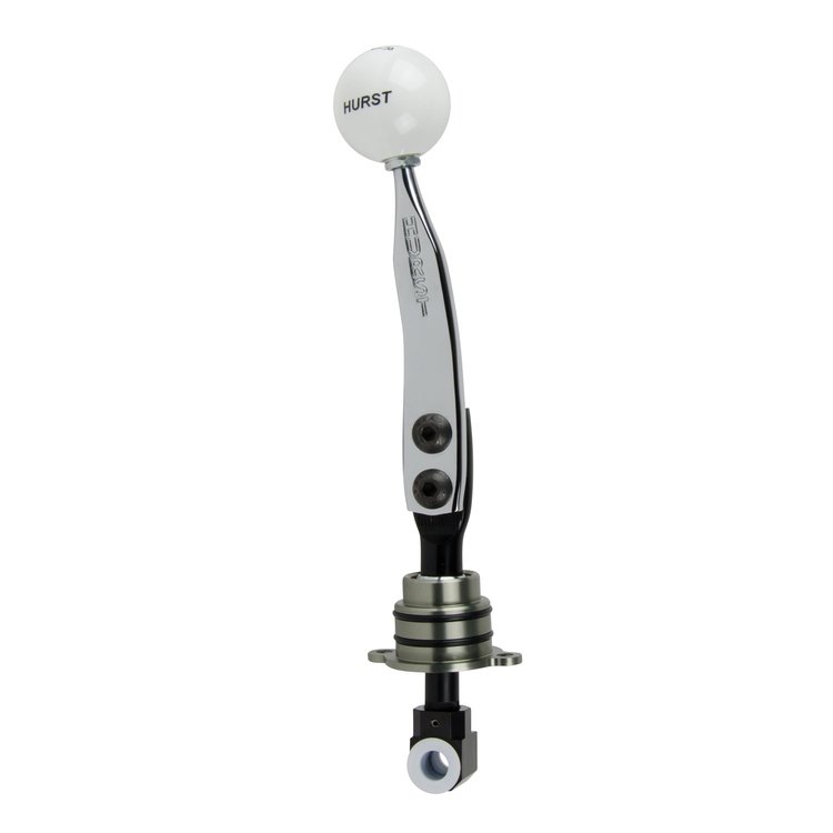 Billet/Plus Manual Short Shifter for 2010-2015 Camaro SS/ZL1/Z28 and 2009 Pontiac G8 GXP [Chrome Stick, White Knob]