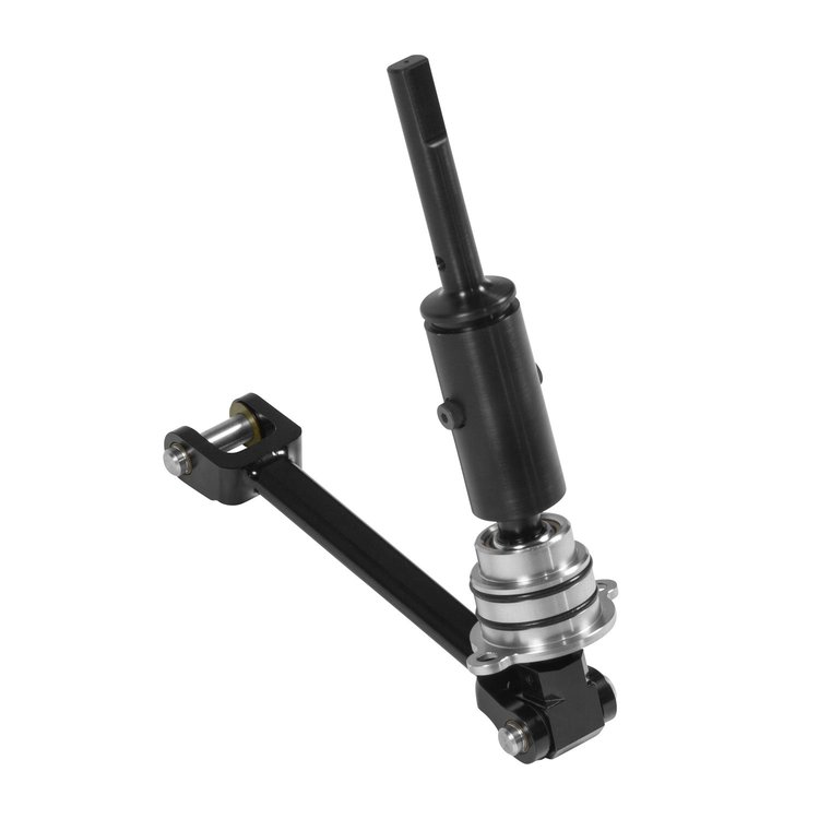 Billet/Plus Short Throw Shifter for 2016-2024 Camaro 1LE/SS/ZL1, Reverse-Right TR6060, Retains Factory Knob [Black Anodized]
