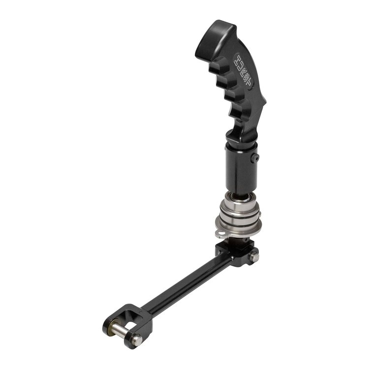 Billet/Plus Pistol Grip Short Throw Shifter for 2016-2024 Camaro 1LE/SS/ZL1, Reverse-Right TR6060 [Black Anodized]