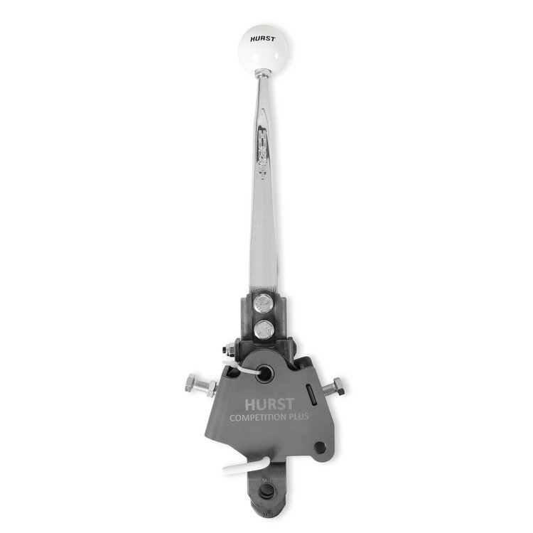 Competition/Plus 4-Speed Shifter for 1968-1979 Chevy Corvette with Muncie or Super T-10 [Chrome Stick, White Knob]
